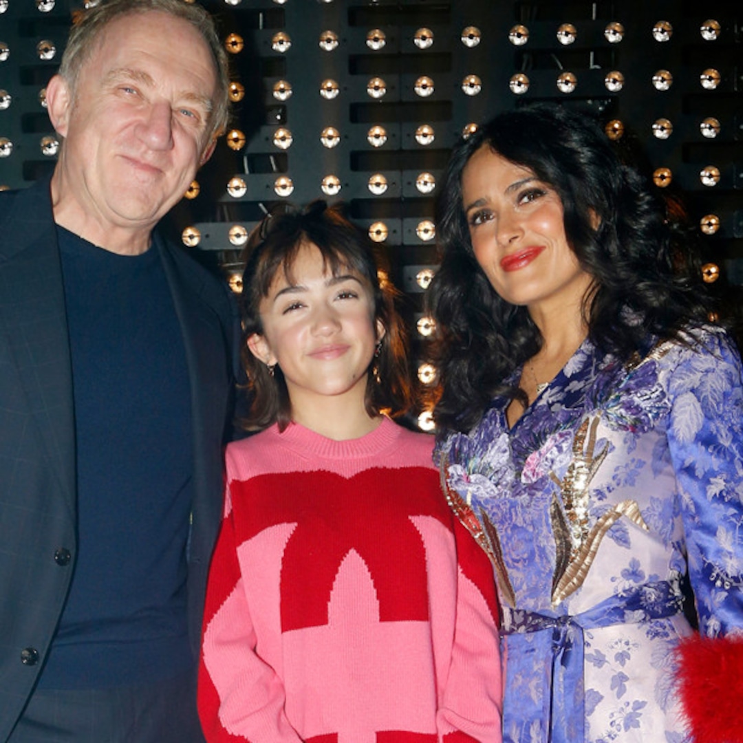 See Salma Hayek Make Rare Red Carpet Appearance With 14-Year-Old Daughter Valentina – E! Online